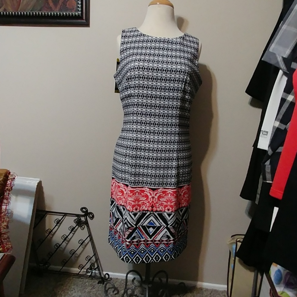 Mario Serrani Italy dress size 6 black/white